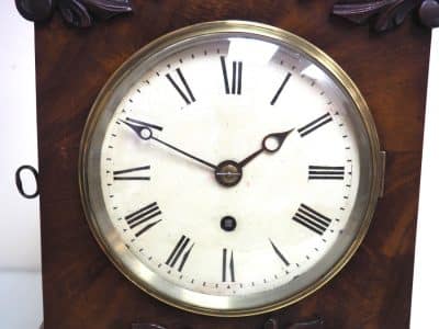 Antique English 8 Day Single Fusee London Bracket clock bracket clock Antique Clocks 12