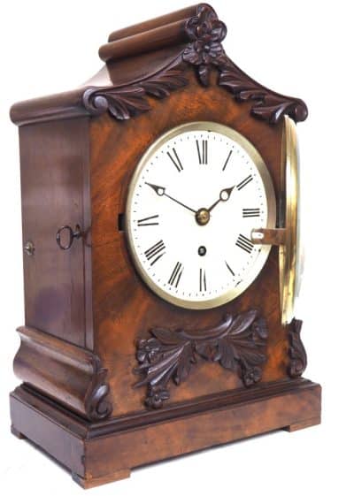 Antique English 8 Day Single Fusee London Bracket clock bracket clock Antique Clocks 10