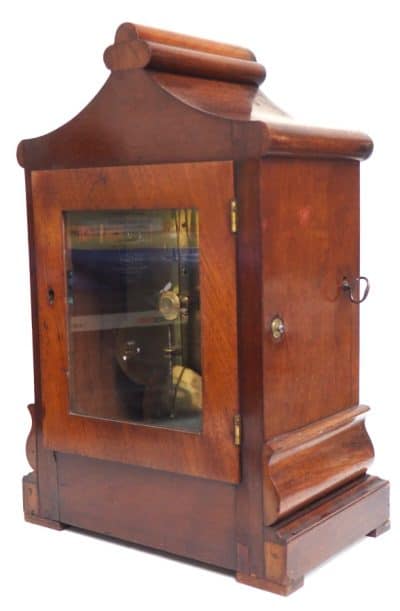 Antique English 8 Day Single Fusee London Bracket clock - Image 6