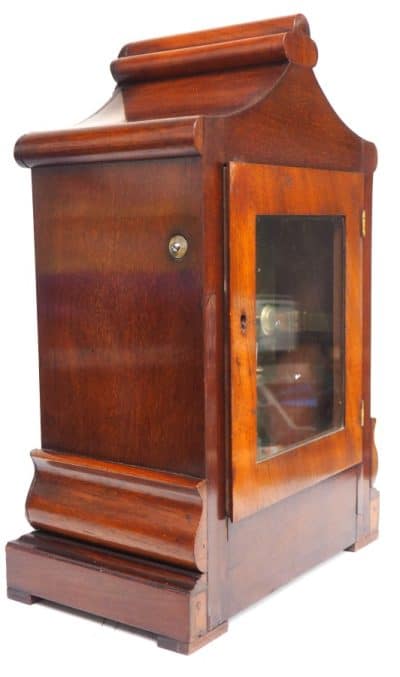 Antique English 8 Day Single Fusee London Bracket clock - Image 4