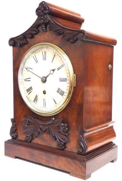 Antique English 8 Day Single Fusee London Bracket clock - Image 3