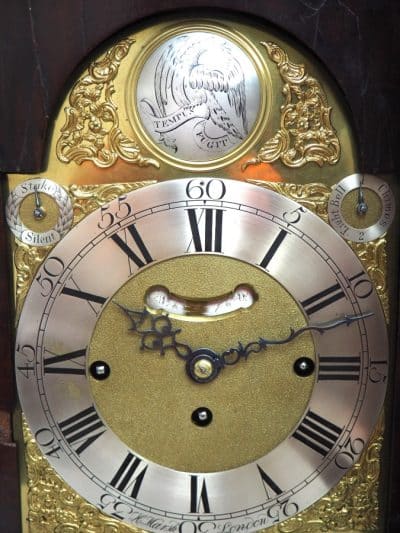 Exquisite London Musical Westminster Chime Bracket Clock 8 Bell Triple Fusee H Marsh London - Image 6