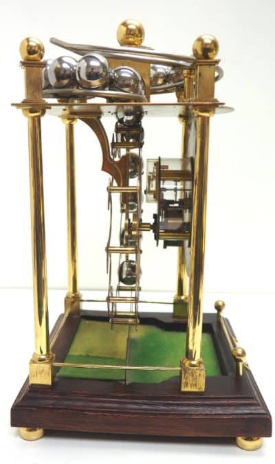Vintage Harding & Bazeley Spherical Weight Clock – English Made Antique Clocks 8