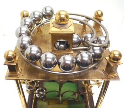 Vintage Harding & Bazeley Spherical Weight Clock – English Made - Image 4