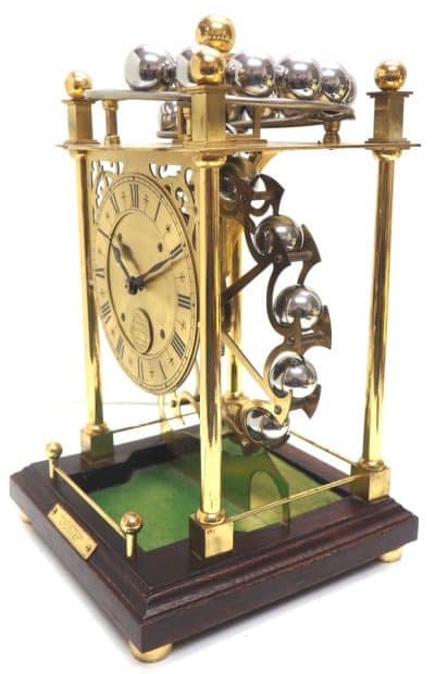 Vintage Harding & Bazeley Spherical Weight Clock – English Made - Image 15
