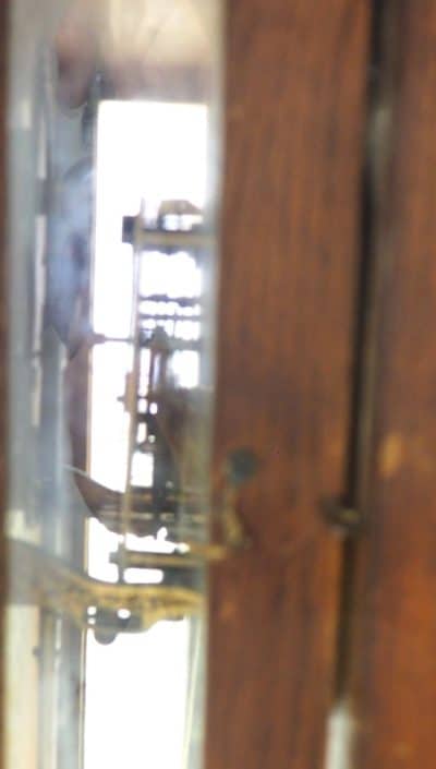 Rare Impressive Antique Oak Cased 8-Day Twin Weight Striking Vienna Regulator Wall Clock by Gustav Becker - Image 5