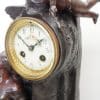 Incredible Art Nouveau Figural Mantel Clock Set 8 Day Striking mantle Clock - Image 8