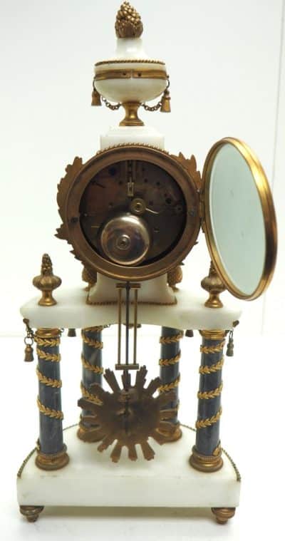 Ormolu & Marble Mantel Clock Set