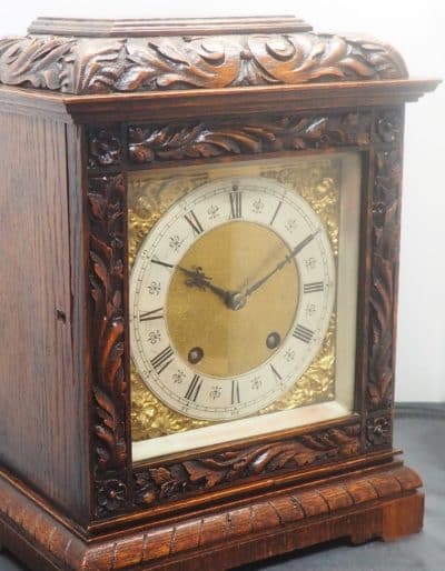 Lenzkirch Carved Bracket Clock