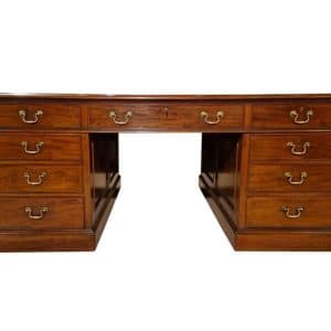 A Mahogany Partners Desk Antique Desks 3