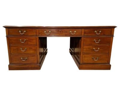 A Mahogany Partners Desk