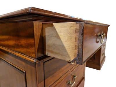 A Mahogany Partners Desk - Image 6