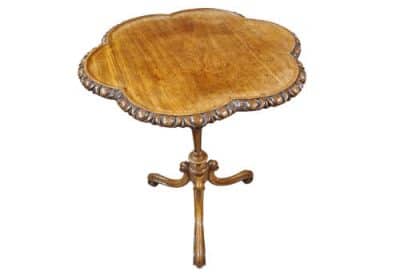 A Pair of Victorian Walnut Occasional Tables - Image 3