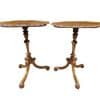 A Pair of Victorian Walnut Occasional Tables - Image 5