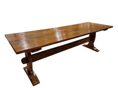 An Oak Refectory Table Antique Furniture 3