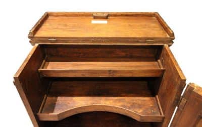 Dutch Parquetry Inlaid Walnut Side Cabinet - Image 5