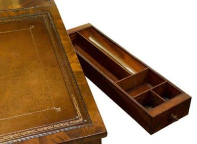 Early 19thc Mahogany Sliding Top Davenport - Image 8