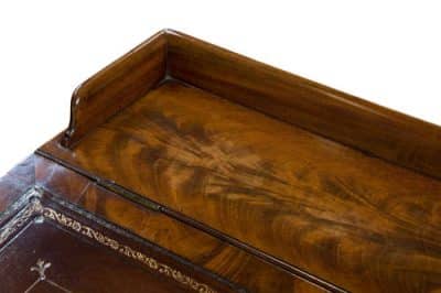Early 19thc Mahogany Sliding Top Davenport - Image 9