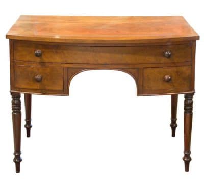 Fine quality Mahogany Bow-Fronted Dressing Table - Image 4