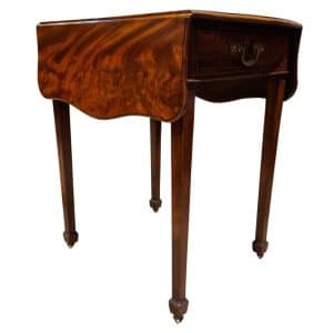 George III “Butterfly” Shaped Pembroke Table Antique Furniture
