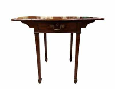 George III “Butterfly” Shaped Pembroke Table Antique Furniture 4