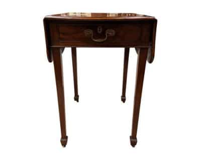 George III “Butterfly” Shaped Pembroke Table Antique Furniture 5
