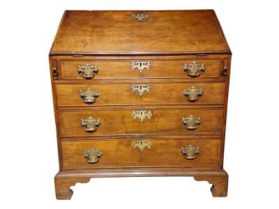 George III Mahogany Bureau
