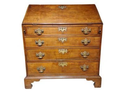 George III Mahogany Bureau Antique Bureau 3