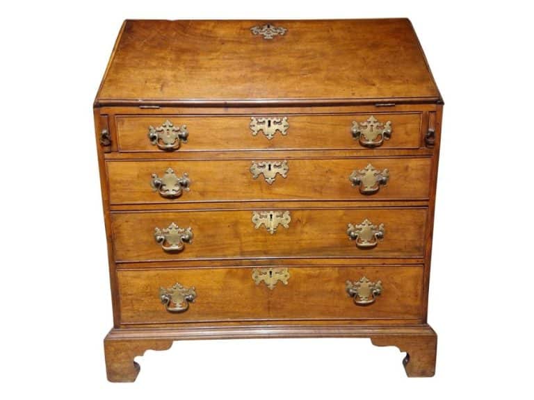 George III Mahogany Bureau