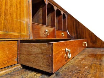 George III Mahogany Bureau Antique Bureau 5