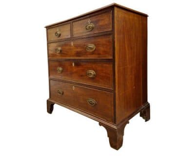George III Mahogany Chest of Drawers Antique Chest Of Drawers 5