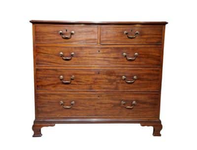 George III Mahogany Chest of Drawers Antique Chest Of Drawers 3