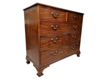 George III Mahogany Chest of Drawers Antique Chest Of Drawers 5