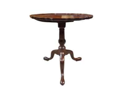 George III Mahogany Tilt Top Tripod Table - Image 3