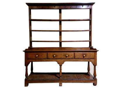 George III Oak Pot Board Dresser