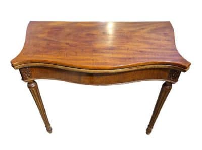 George III Revival Mahogany Tea Table - Image 2