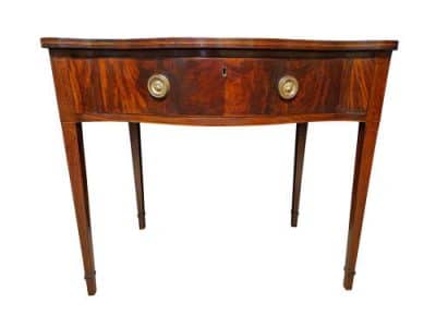 George III Serpentine Front Serving Table Antique Furniture 6