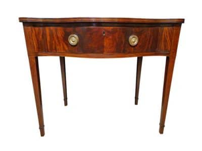 George III Serpentine Front Serving Table - Image 4