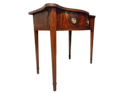 George III Serpentine Front Serving Table - Image 3