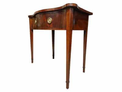 George III Serpentine Front Serving Table Antique Furniture 4