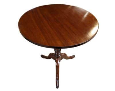 George III Snap Top Mahogany Tripod Table Antique Furniture 6