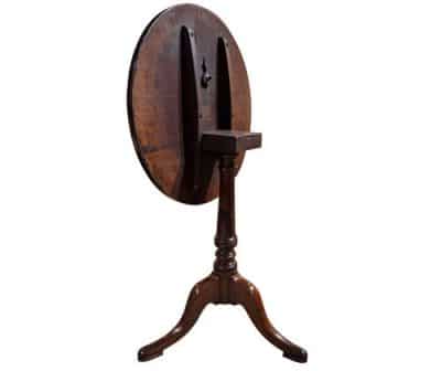 George III Snap Top Mahogany Tripod Table Antique Furniture 7