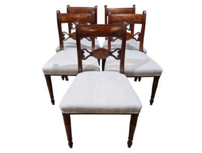 Good Set of Regency Dining Chairs Antique Chairs 4