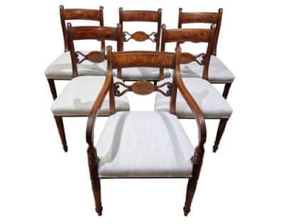 Good Set of Regency Dining Chairs Antique Chairs 5
