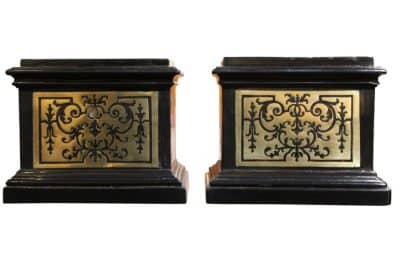 Pair of 19thc Ebonised Stands Miscellaneous 3