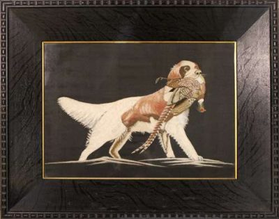 Pair of Japanese Silkwork Pictures - Image 2