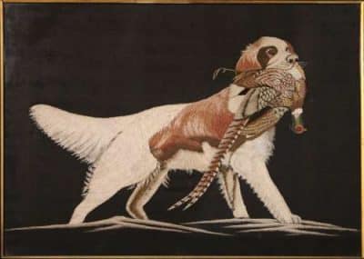 Pair of Japanese Silkwork Pictures - Image 3