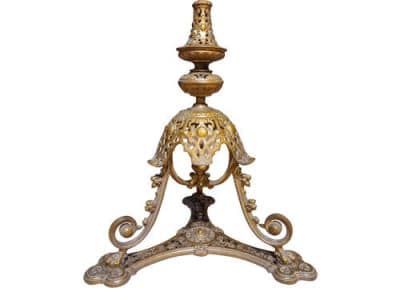 Victorian Cast Iron Standard Lamp - Image 3