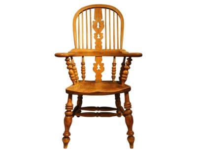 Yorkshire High Hoop Back Club Arm Windsor Chair Antique Chairs 3