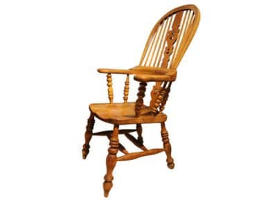 Yorkshire High Hoop Back Club Arm Windsor Chair Antique Chairs 5